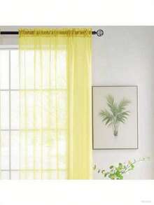 1 tấm rèm vải tuyn 100cm*200cm màu vàng/xanh lá/trắng/đỏ/cam/xanh nước biển, rèm voan mỏng trang trí tiệc, lễ hội, trang trí sinh nhật, sử dụng hàng ngày, nhiều màu sắc - Nhiều màu - Xem 2