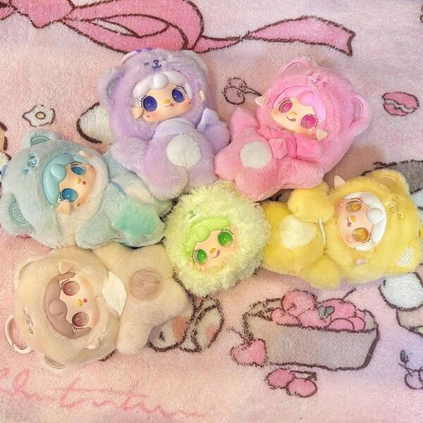 1 Stück Vinyl Puppen Anhänger Dopamin Kaninchen Puppe Blind Box Puppe Geburtstagsgeschenk
