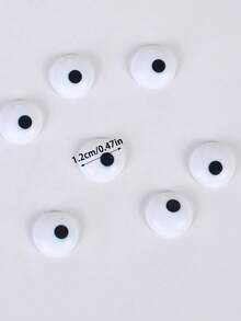 500/400/300 Stücke Weihnachts-Rentier Bastelset - beinhaltet braune Fellstreifen, bewegliche Augen und rote Bommel - perfekt für DIY Weihnachtsdekoration und Geschenke, Rentier Weihnachtsdeko und Bastelzubehör