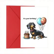 1pc Funny Birthday Card - Joke Card - Love Card - Praise Card - Perfect Gift For Him - 5*7in - With Envelope,Christmas - Red - View 12