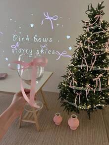 1 Stück handgemachte rosa Weihnachtsbaum Ornament Kollektion, Glitzer Pailletten Weihnachtsbaum Anhänger, Pailletten Schleife, Glitzer Schmetterling, Glitzer Kugel, rosa Schleife dekorierte Weihnachtsbaum Dekoration rosa Set Hängende Kugel, Weihnachtsritual Sinn, rosa verspielter Weihnachtsbaum