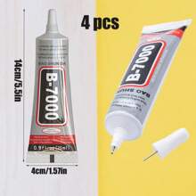 Transparent Needle-Tip Craft Glue For Rhinestones, Nail Art, Jewelry & Fabric – Non-Clogging Multi-Purpose Adhesive For Shoes, Phone DIY, Accessories, Clothes, Crafts - B7000 - View 22