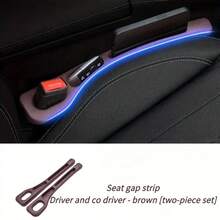 2pcs Car Seat Gap Filler Accessories For Between Seats Car With 2 Compartments Universal Fit Stop Things From Dropping,Fits Most Vehicles With A Seat Gap Between 1.2" And 2.2" - one-size - View 11