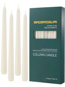 4pcs/Box Smokeless Scented Candles - Long Lasting, Multi-Color Candles For Home, Birthday, Party, Wedding Decor