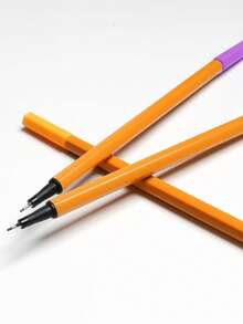 6/12/18/24pcs Fiber Liner Pens, Water-Based Fineliner Pens For Drawing, Coloring, Outlining - Multicolor - View 11