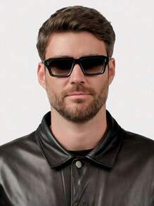 SeeBand Gafas de moda con montura cuadrada rectangular para hombres y mujeres, gafas de diseñador con estilo retro de los 90