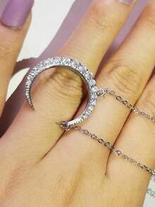 1 件时尚方晶锆石项链吊坠女士情人节礼物婚礼珠宝情人节、妈妈、母亲、母亲节、礼物 - 1# - 查看 8