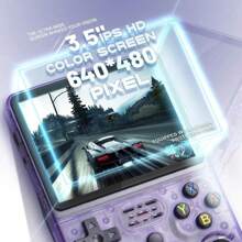 R36S 64G Retro Handheld Console Open-Source Linux System Classic Game Consoles 3.5 Inch IPS Screen Portable Video Player Built In 15000+Game Multi-Color Optional Open-Source Game Handheld Console