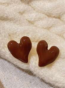 1對夏日清新桃子設計耳釘 - 桃子耳釘 - 查看 12