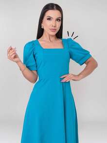 Milimetrica Women Dresses - Cadet Blue - View 6