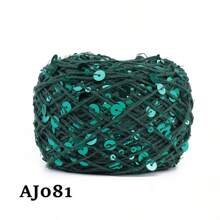 1pc 50g Sequin Thread, Wiring Bead, Fancy Yarn, DIY Bead Yarn, Handmade Size, Color Patch, Size Sequin - Multicolor - View 8