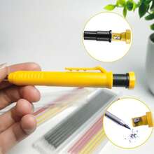 Mechanical Pencil Carpenter Pencil With 2.8mm Refill, Long Nosed Deep Hole Mechanical Pencil Marker With Built-In Sharpener For Carpenter Woodworking Architect Fathers Day Gift - Multicolor - View 7