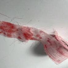 196.85 Inch Bloody Gauze Fabric And Horror Props Set - Realistic Injury Kit For Roleplay, Party And Halloween Costume, With Blood Hand Print And Eye Design, Horror Costume Accessories | Horror Themed Props | Realistic Blood Stain Materials, Halloween Costume - Multicolor - View 5