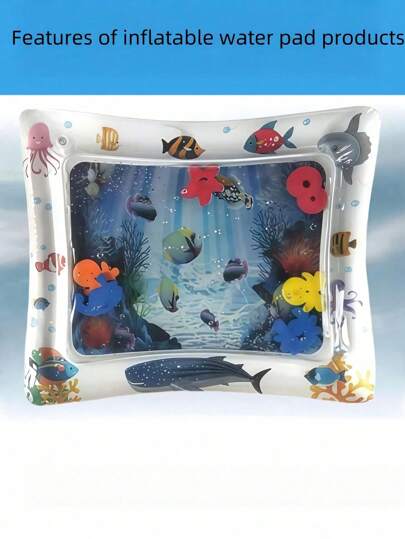 Nadmuchiwana mata wodna, wzór stworzenia oceanicznego, nadmuchiwana mata wodna z PVC do odbijania