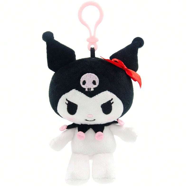 Sanrio 1Pc Sanrio Hello Kitty Cute Cartoon Portable Coin Purse, High-End Plush Mini Storage, White Key Bag,Boho Vibes, Cartoon Zipper Coin Purse, Little Girl Handheld Waterproof Coin Case For Earphones, Keys