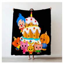 Cartoon P-Plim Plim Cute Blanket Plush Nap Sofa Rug For Living Room Warm Office Bedroom Birthday Home TravelGifts - Style 5 - 查看 3