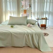 Dormitory Bedding - Ink Green [Class a 100%  Cotton] - View 3