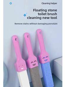 浮石马桶清洁剂，带手柄的浮石可去除马桶水垢，适用于清洁马桶、浴室、厨房水槽和烤架。浮石马桶清洁剂可去除马桶水垢，适用于清洁马桶、浴室和厨房水槽。 - 彩色 - 查看 5