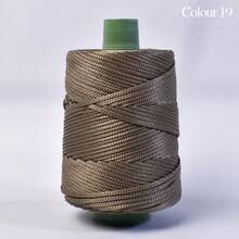 1件6mm超粗轻质冰麻线粗空心冰丝线手工编织钩花夏季清凉帽帽袋靠垫夏季专用线 - 彩色 - 查看 18