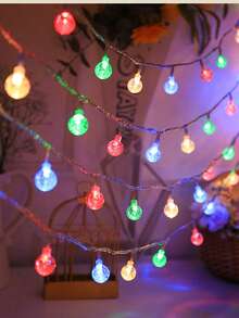 1 قطعة أضواء سلسلة فقاعات LED تعمل ببطارية بطول 1.5م/3م/6م، أضواء ديكور داخلي، ديكور غرفة النوم، ديكور حفلات الزفاف، ديكور عيد الأم وعيد الحب - كرة الفقاعات الشفافة - مشاهدة 7