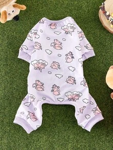 Cute Pet Pajamas Suitable For Small To Medium Dogs And Cats - Soft, Breathable, Durable Sleepwear With Fun Cartoon Designs - 4-Season Comfortable , All-Season Pet Clothing | Pullover Pet Jumpsuit | Durable Pet Clothes, Dog Pajamas,Christmas,Christmas Decorations