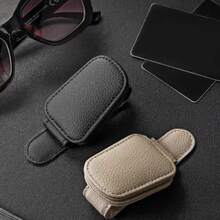Clip multiusos para gafas de sol de coche, organizador de soporte para gafas, clip para visera, accesorios interiores del coche, clip magnético para gafas, clip para boletos de coche
