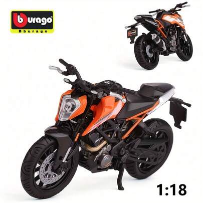  BURAGO Motocicleta de aleación  250  a escala 1:18, juguete de coche para niños, decoración, regalo de cumpleaños para niños