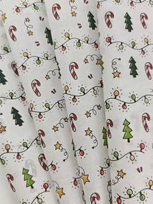 5/10/20/40pcs Christmas Lights Pattern Tissue Paper, Includes Christmas Tree, Candy, Star Patterns - 20 Inch X 14 Inch, Handmade Wrapping Paper, Easy To Protect Items, Suitable For Gift Box Filling, Party Decoration - Christmas Style Design, Durable Packaging, Holiday Packaging, Holiday Decoration - Multicolor - View 5