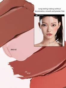 Little Ondine 4g/0.14oz Multi-Purpose Makeup Stick E02, Lightweight & Hydrating, Brightening & Natural, Long-Lasting, Easy To Apply, Portable, Can Be Used As Blush, Eyeshadow, Lipstick To Create A Fresh Makeup Look