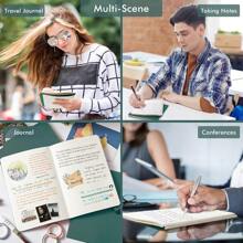 8 Pack Soft Cover Journal Bulk Notebooks College Ruled For Work Lined Travel Journal For Students Women Note Taking Notebook School Plies Busin Writing 8.2 X 5.5 A5 Vintage Colors - 8VintageColors - 查看 7