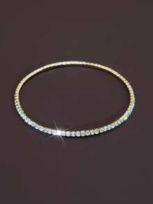 1 件/6 件/12 件/20 件/60 件闪亮水晶串珠弹性手链、网球手链，适合节日、派对、日常佩戴 - 手鐲 - 查看 6