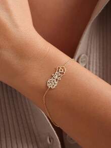 定制生日花手链，2-5朵生日花定制手链，送给妈妈的家庭手链，个性化珠宝礼物，母亲节礼物，妈妈项链，送给妈妈的有意义的礼物，个性化名字珠宝，黑色，银色，金色，时尚，彩色，复古，简约，男女皆宜，休闲，可爱，定制，个性化，独特，送给他的理想礼物，送给她的理想礼物，送给她，男朋友，女朋友，爸爸，妈妈，家人，朋友，周年纪念日，生日，毕业典礼，舞会，派对，定制时尚手链，银色时尚，旅行收纳包 - 彩色 - 查看 6