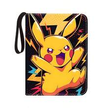 4-Pocket Trading Card Binder For 400 Cards - 50 Page Capacity, Durable Zippered Portable Organizer With Clear Plastic Sleeves & Sturdy Red Cover - Sports Cards, Game Cards, Sports Memorabilia Storage - Ideal Gift For Collectors, Sports Memorabilia Holder | Secure Zipper Closure | Clear Sleeves, Trading Card Storage - Multicolor - View 7