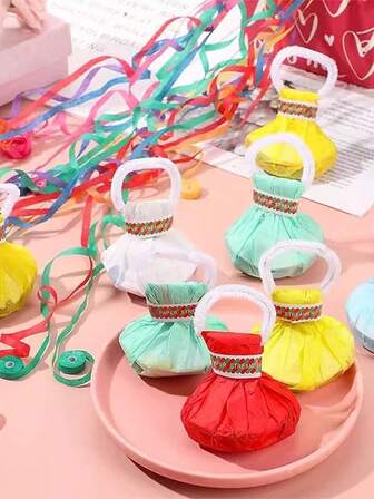 Ensemble de bombes à confettis pour fête, confettis lancés à la main, fête du Nouvel An, confettis en papier colorés, anniversaire, mariage, accessoires de confettis lancés à la main, décorations de guirlandes de fleurs, accessoires de toile d'araignée, banderoles d'anniversaire, canons à feux d'artifice, festivals, célébrations, Noël. Remarque : 15 têtes indiquent que chacune contient 15 banderoles.