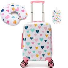 1pc Card Holder /16inch Mini Suitcase Set For Girls Hardside Luggage With Spinner Wheels 2 Pieces 16inch Suitcase On Luggage Airline Approved Vacation Travel Accessories Summer Travel Essentials Travel Bag For School School Accessories School Stuff - Multicolor - View 16
