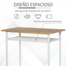 HOMCOM Mesas - Blanco - Ver 3