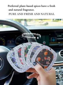 1 件汽车香薰挂饰，汽车香薰，车内香氛，时尚悬挂香薰件