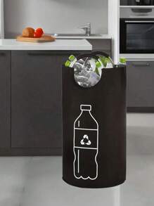 1 Oversized 70 Liter Polyesterfaser Flaschen Box - Multifunktionaler Wäschekorb und Küchen Aufbewahrungsorganizer, faltbar, Mehrzweck Küchen Aufbewahrungsbox, Korb, Box und Behälter, Aufbewahrungsbox für Zuhause