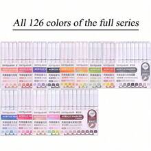 9/81/126 Colors Straight Liquid Acrylic Marker Pen Students Drawing Painting Graffiti Colour Pen Art Felt Pens Art Watercolor Pen