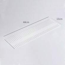 10 件可调节 DIY 抽屉整理器、隔板，用于整理厨房、浴室、卧室、办公室中的杂物、餐具、化妆品、衣服 - 白色 - 查看 3