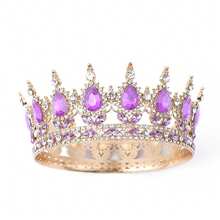 1 chiếc vương miện pha lê lớn sang trọng dùng để trang trí bánh sinh nhật. - Nhiều màu - Xem 19