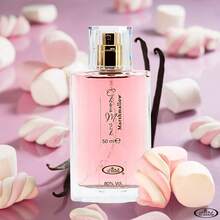 Choco Musk Marshmallow Set - EDP Spray & Roll On Perfume Oil - 1.7 Fl Oz & 0.2 Fl Oz, Fragrance, Perfume, Unisex, Long Lasting, Parfum, Scent, Notes, Signature, Luxury, Gift, Collection, Classic, Original, Eau De Parfum - Gourmands ấm áp và ngọt ngào - Xem 3