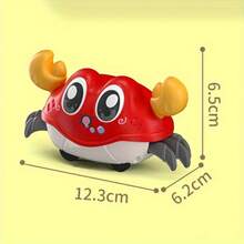 Kids Crab Toy, Funny Dual Inertia Sliding Can Move Forward & Backward, Bubble Crab Small Interactive Toy Car, Gift For Boys & Girls - Crab Toy - View 3