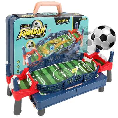Mesas de Futbolín con Caja Portable, Mini Juego de Futbolín de Mesa Juegos Deportivos de Competición, Juegos de Tirachinas de Mesa Juguetes para una Noche de Juegos Familiar Divertida