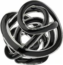 Torre & Tagus Orbit - Esfera Decorativa de Cristal, 7.6 cm de diámetro, Color Verde Azulado - Negro - Ver 4