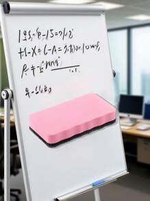 Borracha de quadro branco magnética 1/4 peças para casa, escola e escritório