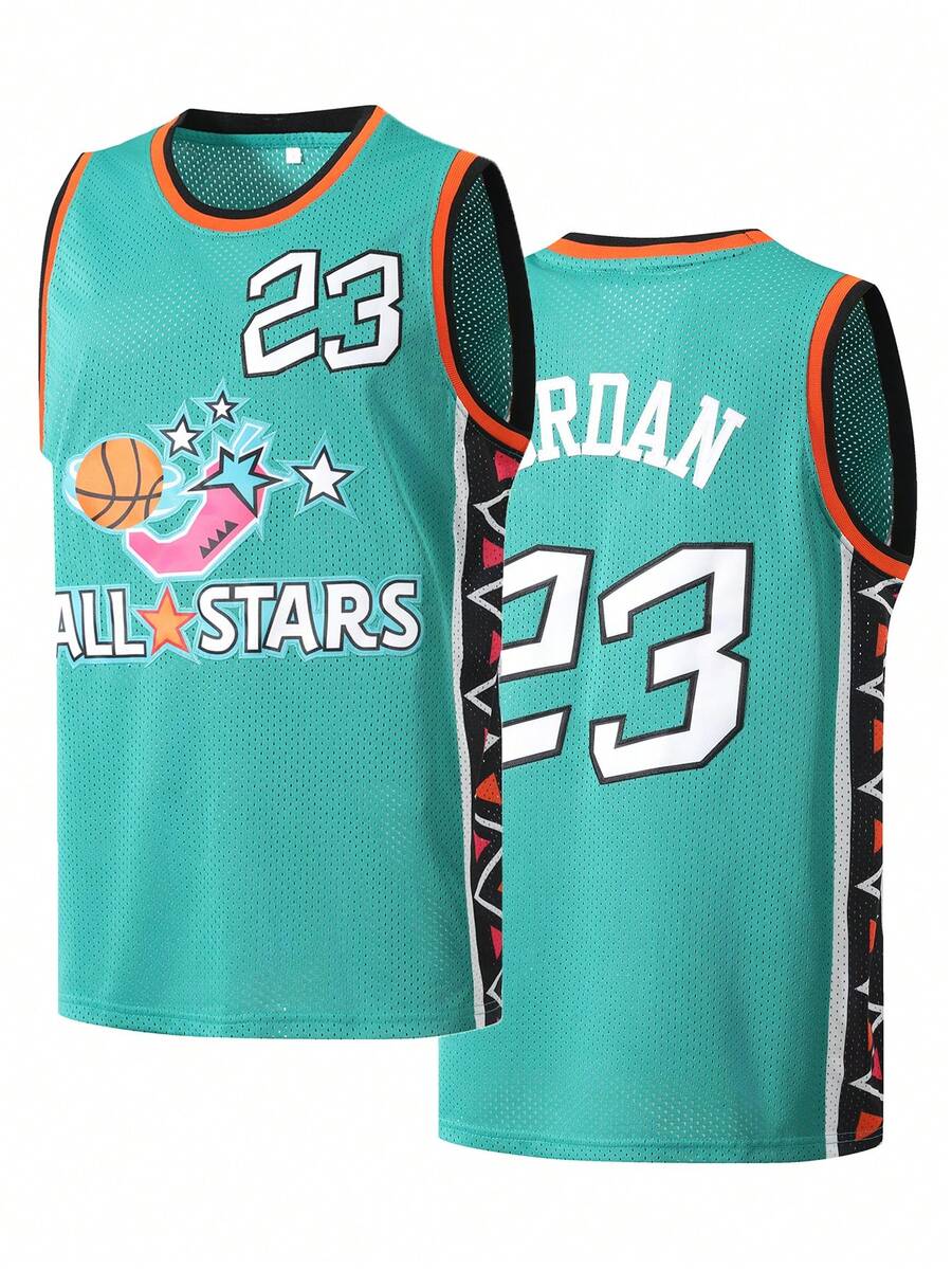 Green Striped Basketball Vest main image 1