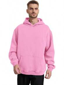 Hatant Oversized Hoodie Sweatshirts For Men Couples Heavyweight Hoodies Pullover Vintage Mens Acid Wash Sweaters Clothes 2025 - Hồng - Xem 7