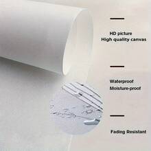 1pc Art Decor Modern Custom Unframed Canvas Poster - Family Anniversary Memory Decoration - Personalized Photo Art Decoration With Added Text And Photos Wall Art Decor For Home Office, Living Room, Bedroom - Indoor Wrapped Canvas Wall Hanging - Red and White - View 10