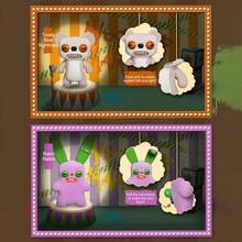 Spin Master Funny Ugly Monster New Series Figures Feature 1-Pack, Collectible Figurines, Cute Posable Figures, Interactive Model Toys, Ugly Teddy Dolls, Teddy Weird Figures, Ideal Gifts For Birthday Halloween Christmas - Teddy Bear Nightmare - View 5